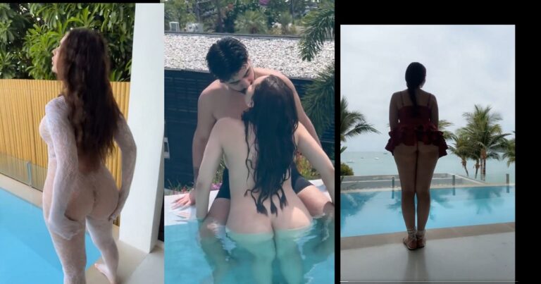 مقطع نايا خوري وحبيبها في المسبح